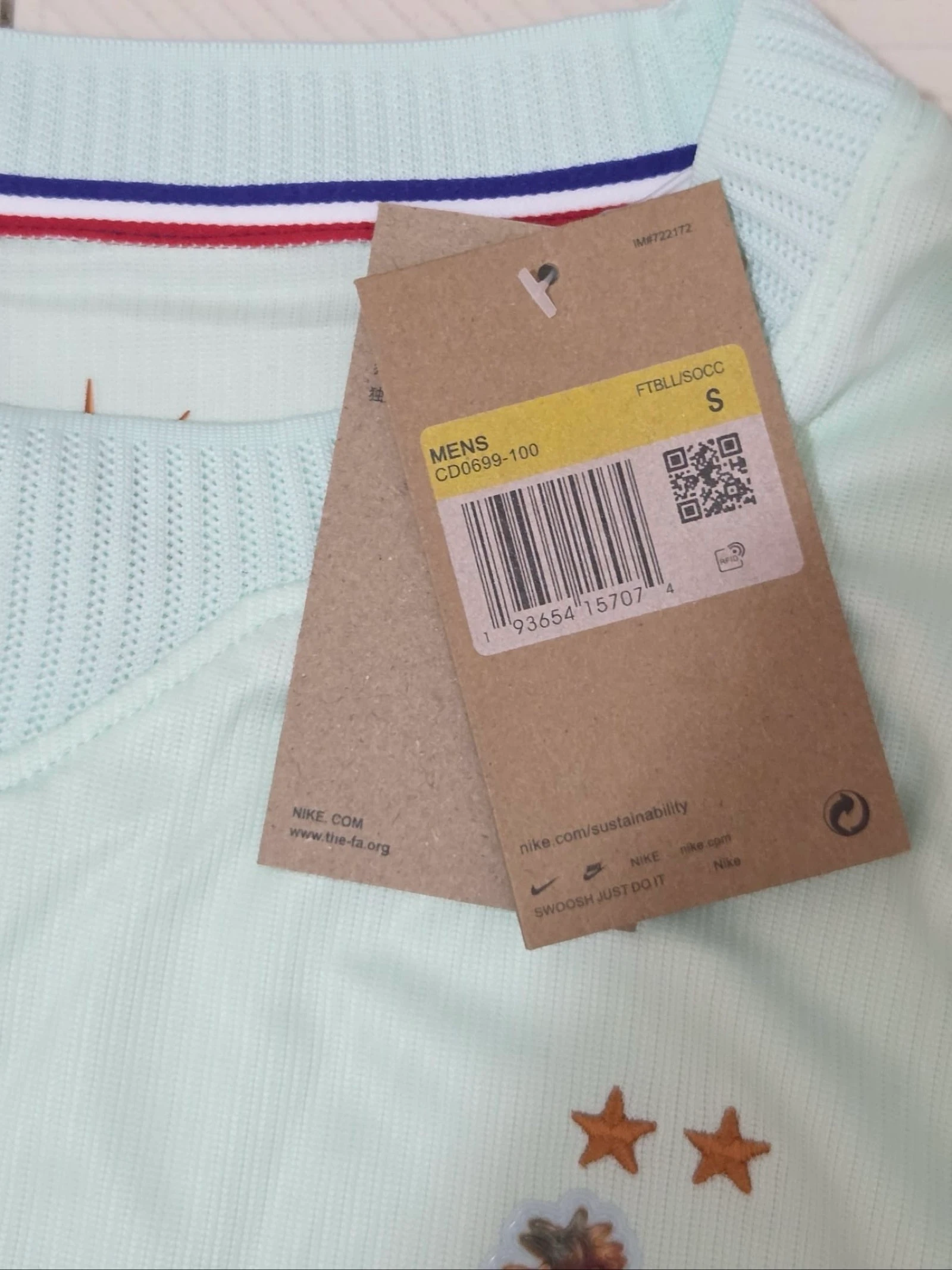 France Football Jersey Lichtblauw #11 Maat S – photo 5